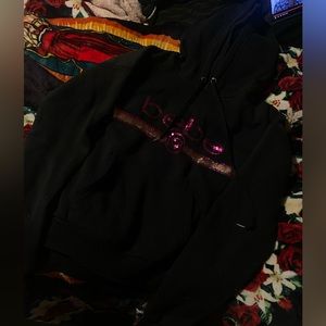 Bebe womens cropped hoodie